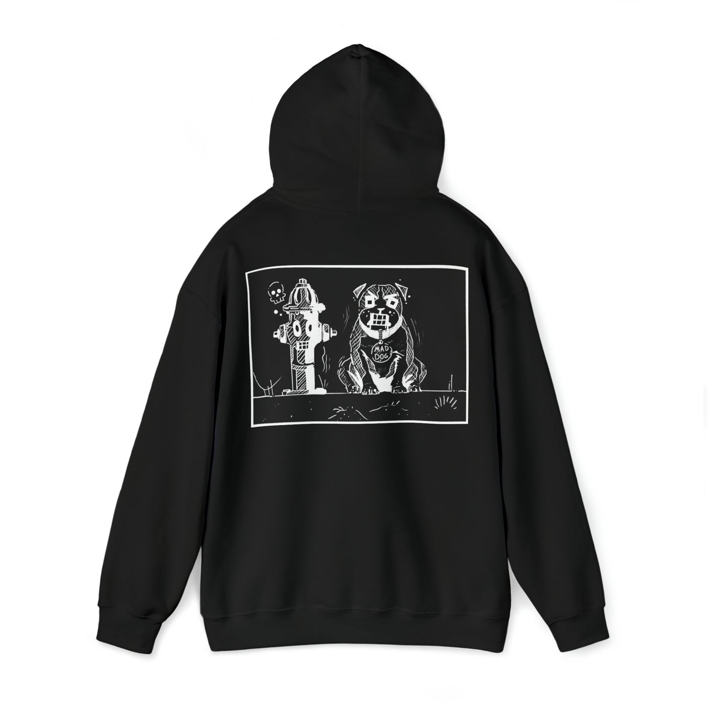 Creep Co Mad Dog (B/W) Heavy Blend™ Hoodie